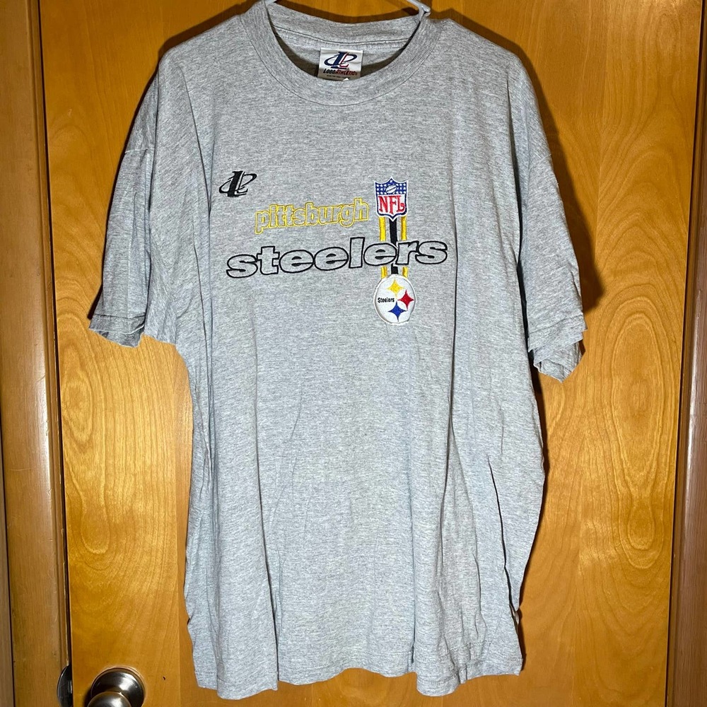 Vintage Pittsburgh Steelers Football NFL Logo Athletic T-Shirt Men's XL